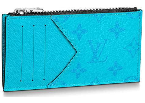 louis vuitton mens card holder blue|Coin Card Holder Monogram Macassar Canvas .